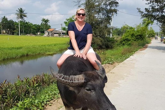 MY SON Tour & Hoi An Countryside with Basket Boat, Buffalo Ride,Farming Activity - Buffalo ride and farming activity: doing countryside the real way