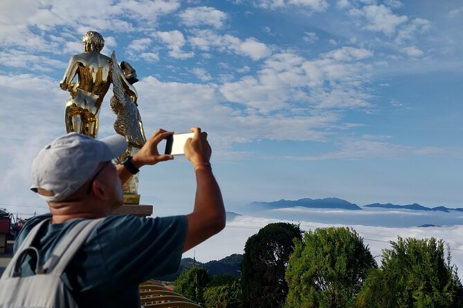 Private Car Da Nang/Hoi An To Golden Brigde with English Driver - French Village, Linh Ung Pagoda, Gardens, and Fantasy Park
