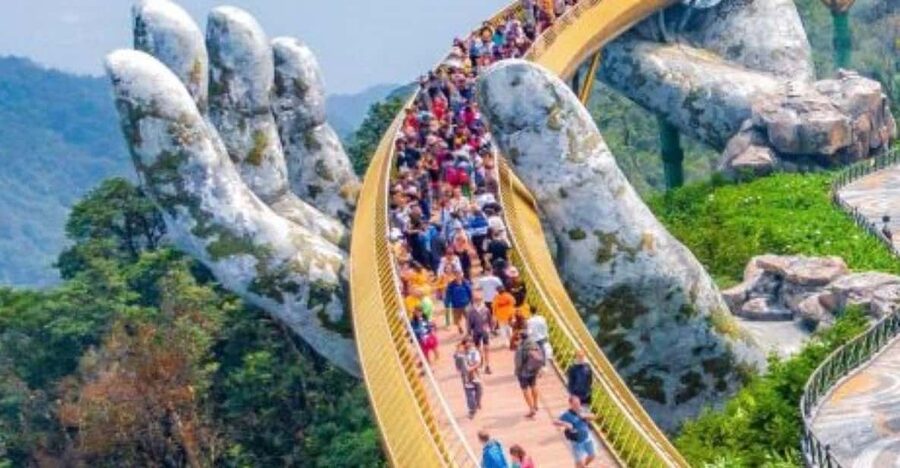 Private Car To BaNa Hills-Golden Bridge From Hoi An/Da Nang - SunWorld after the Golden Bridge: Lava Train and Fantasy Park fun