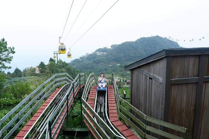 Private guided Sunworld Ba Na Hills & Golden Hands Bridge - Fantasy Park choices: Fairy Forest, Dinosaur Park, or Horror House