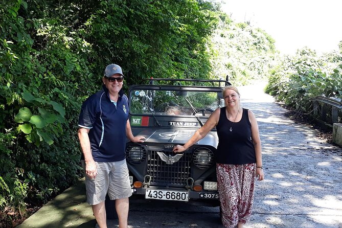 Private Jeep tour Monkey Mountains -Son Tra and Marble by SUV car - Linh Ung Pagoda and the Da Nang Beach you’ll likely pass