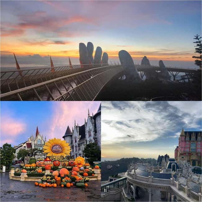 Private Sunset BaNa Hills With Golden Bridge Day Tour - Dinner at the hilltop: European buffet and Ba Na draft beer