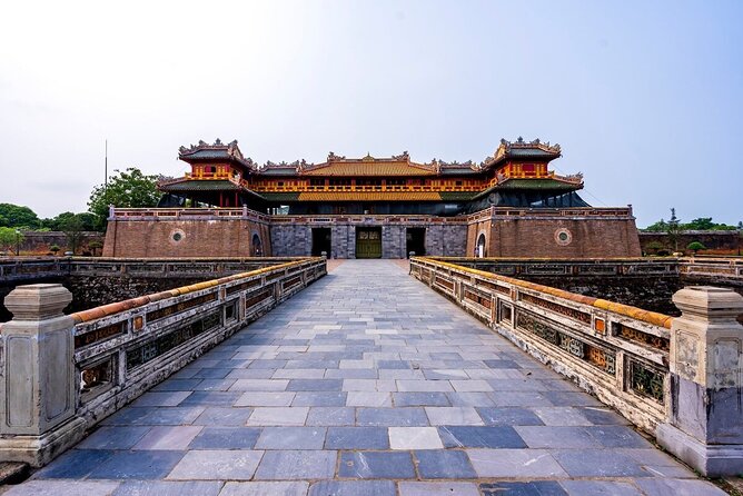 Round Trip: Da Nang/Hoi An – Hue with English-Speaking Driver - Minh Mang Mausoleum: symmetrical design along the Perfume River