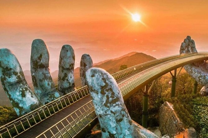Sunrise My Son-Golden Bridge-Dragon Bridge Show & Seafood Meals - My Son Sanctuary: stepping into a 7th–13th century temple world