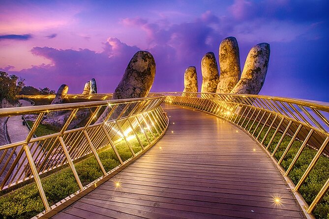 Sunrise My Son-Golden Bridge-Dragon Bridge Show & Seafood Meals - Ba Na Hills cable car day: pagodas, French touches, and a park that feels like four seasons