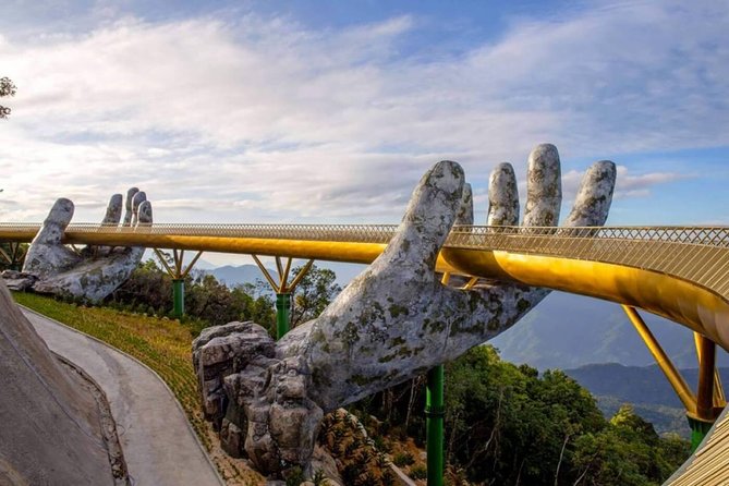 Sunset at Ba Na Hills and Golden Bridge Danang - SUMMER DISCOUNT! - Golden Bridge at sunset: photo time that actually feels relaxed