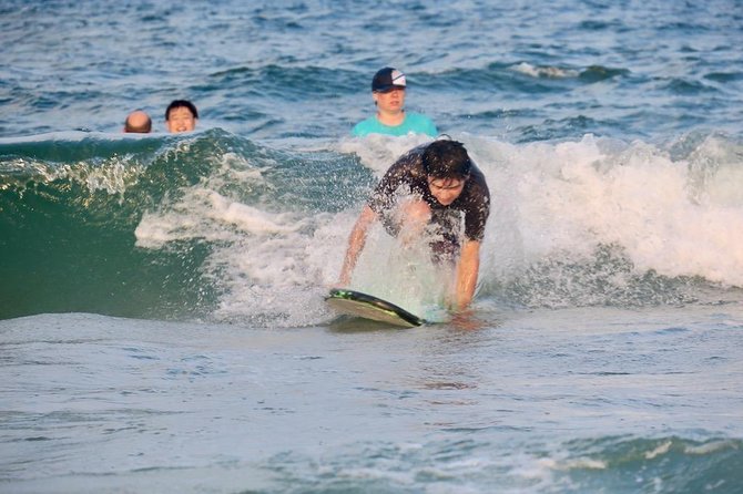 Surf Lessons - What’s included: boards, wax, rash vests, and wetsuits