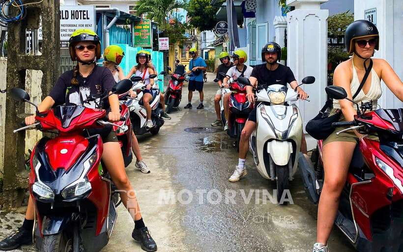 Top Gear Hai Van Pass Motorbike Adventure - by Motorvina - The swim break: spring water and a reset from the long ride